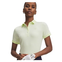 Under Armour Drive Printed Damen Poloshirt, fade green/white