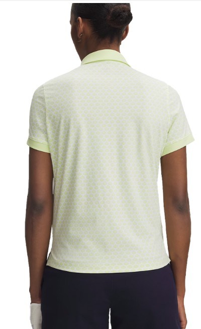 Under Armour Drive Printed Damen Poloshirt, fade green/white