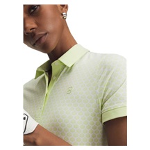 Under Armour Drive Printed Damen Poloshirt, fade green/white