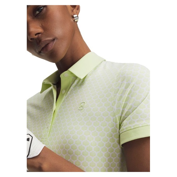 Under Armour Drive Printed Damen Poloshirt, fade green/white