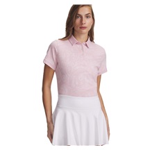 Under Armour Drive Printed Damen Poloshirt, prime pink/white