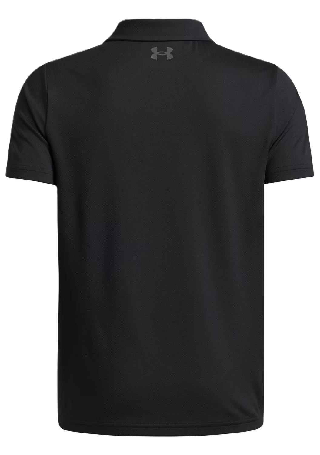 Under Armour Matchplay Kinder Poloshirt, schwarz