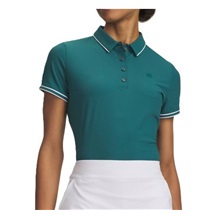 Under Armour Drive Chill Damen Poloshirt, rack green/white