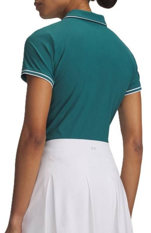 Under Armour Drive Chill Damen Poloshirt, rack green/white