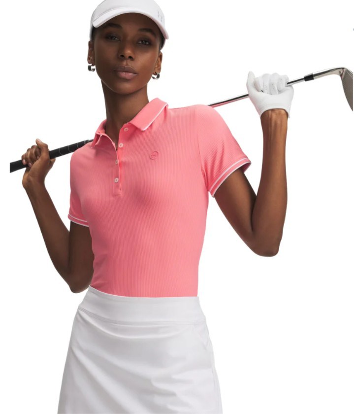 Under Armour Drive Chill Damen Poloshirt, rosa