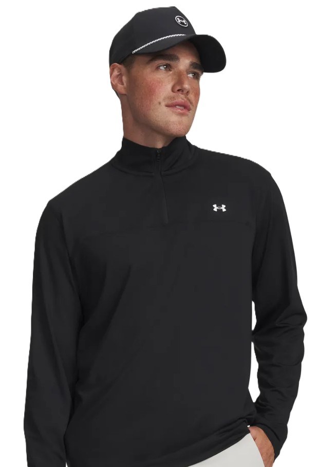 Under Armour T2G 1/4 Zip Herren Sweatshirt, schwarz