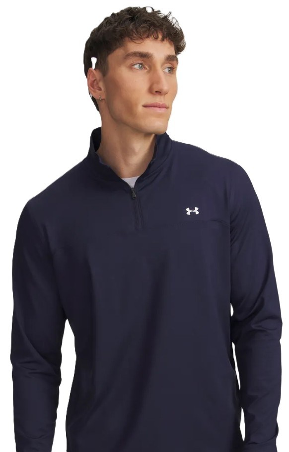 Under Armour T2G 1/4 Zip Herren Sweatshirt, dunkelblau