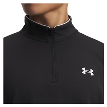 Under Armour MatchPlay 1/4 Zip Herren Sweatshirt, schwarz/weiss