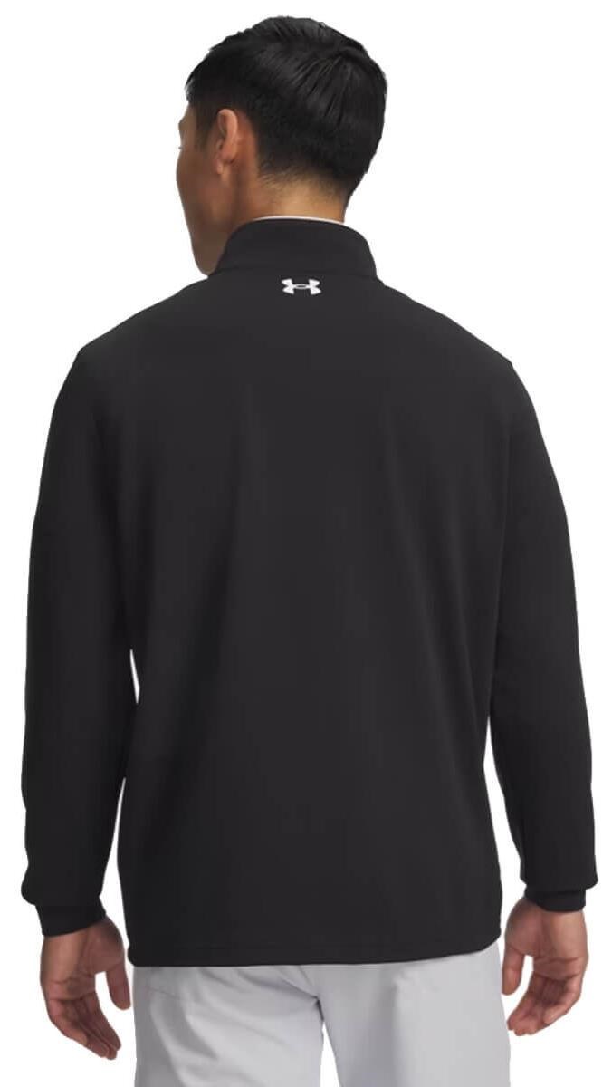 Under Armour MatchPlay 1/4 Zip Herren Sweatshirt, schwarz/weiss