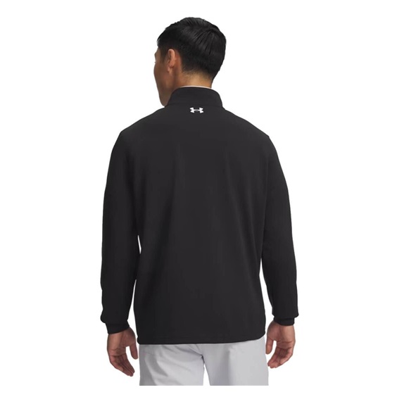Under Armour MatchPlay 1/4 Zip Herren Sweatshirt, schwarz/weiss