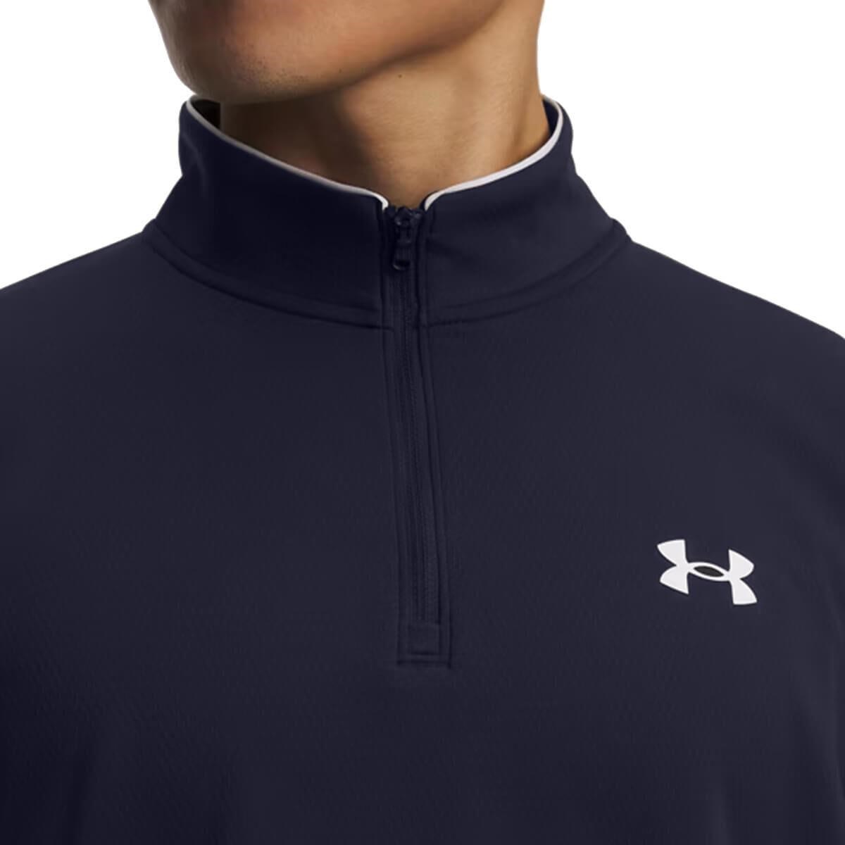 Under Armour MatchPlay 1/4 Zip Herren Sweatshirt, dunkelblau