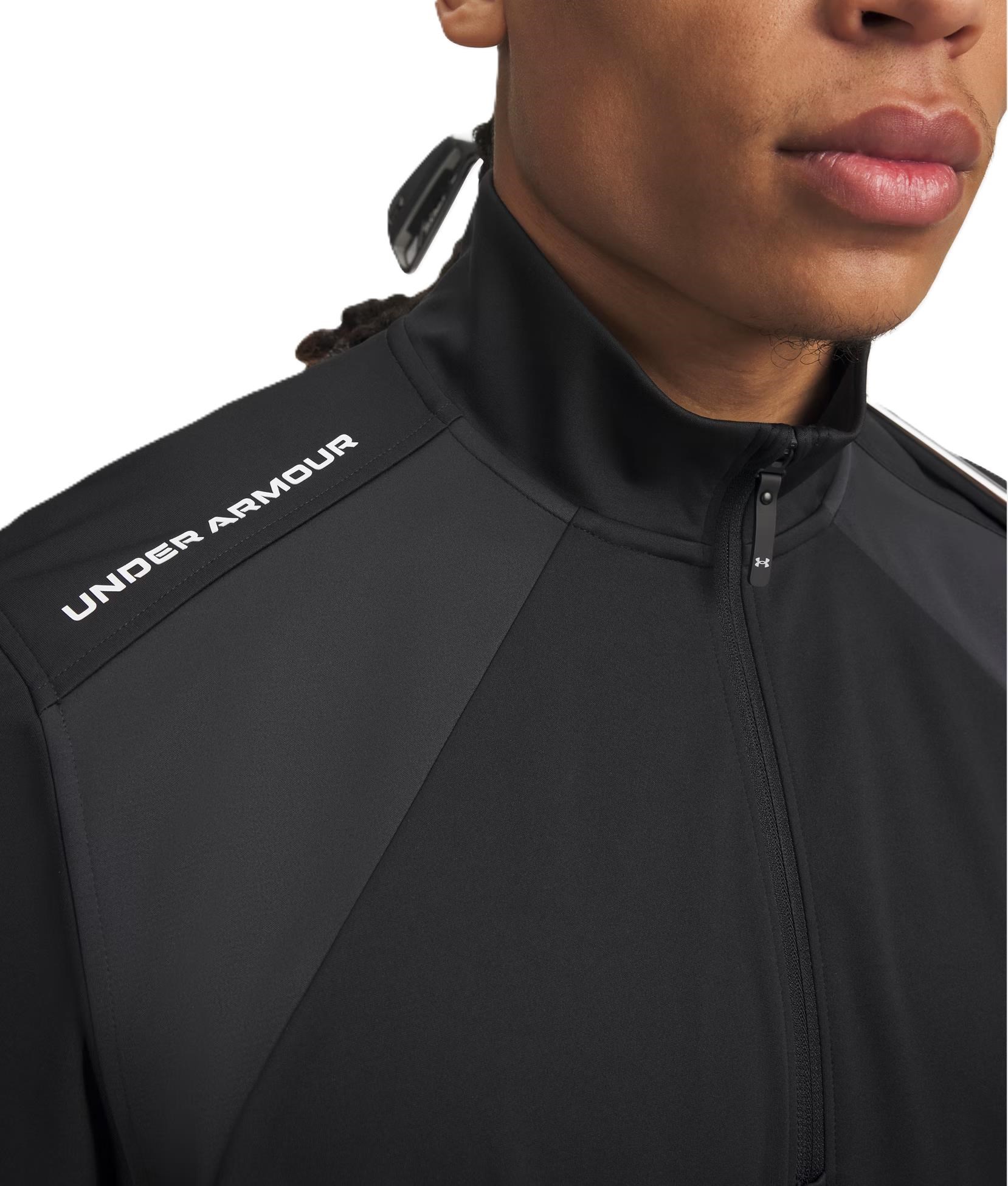 Under Armour Drive Wind SS 1/2 Zip mens jacket, black