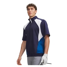 Under Armour Drive Wind SS 1/2 Zip Herrenjacke, dunkelblau/weiss