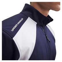 Under Armour Drive Wind SS 1/2 Zip Herrenjacke, dunkelblau/weiss