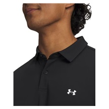 Under Armour Tee To Green Pique Herren Poloshirt, schwarz/weiss