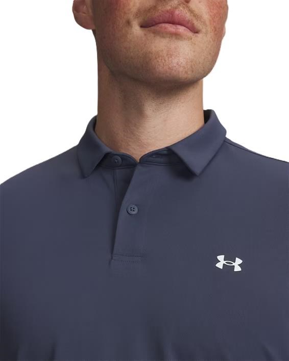 Under Armour Tee To Green Pique Herren Poloshirt, dunkelblau