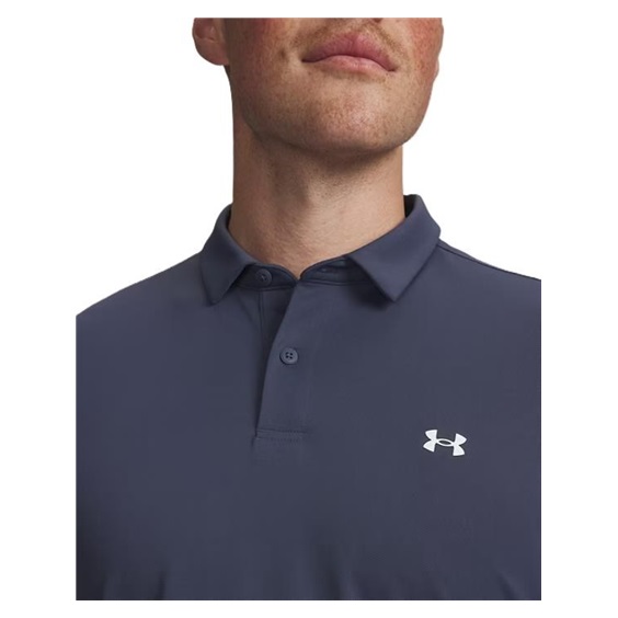 Under Armour Tee To Green Pique Herren Poloshirt, dunkelblau