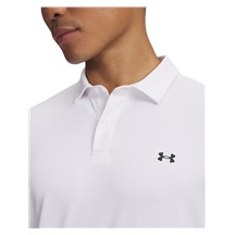 Under Armour Tee To Green Pique Herren Poloshirt, weiss/schwarz