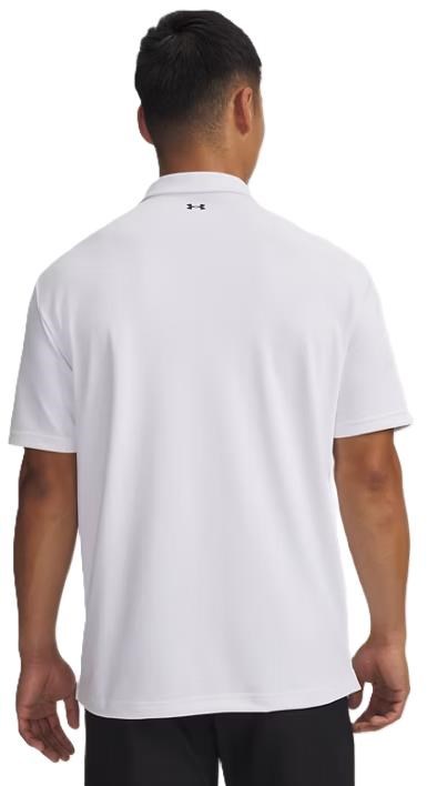 Under Armour Tee To Green Pique Herren Poloshirt, weiss/schwarz