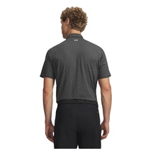 Under Armour T2G Printed Herren Poloshirt, schwarz