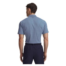 Under Armour T2G Printed Herren Poloshirt, blau/weiss