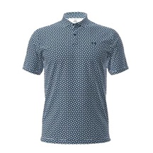 Under Armour T2G Printed Herren Poloshirt, blau/weiss