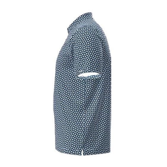 Under Armour T2G Printed Herren Poloshirt, blau/weiss