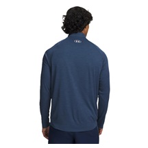 Under Armour Tech Textured 1/2 Zip Herren Oberteil, dunkelblau