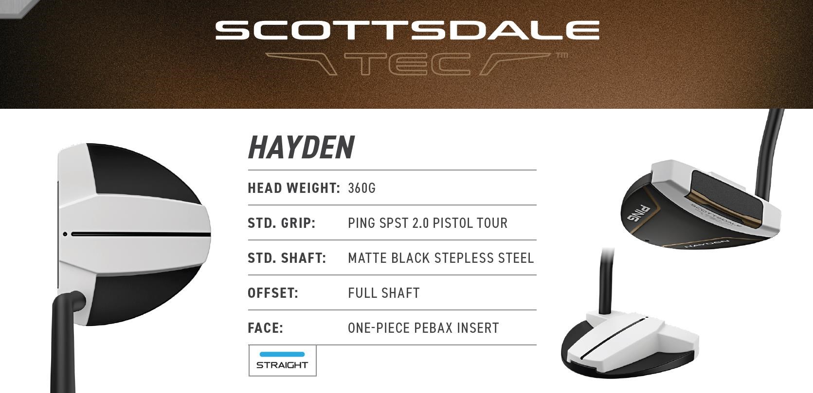 PING Scottsdale Tec Hayden Putter