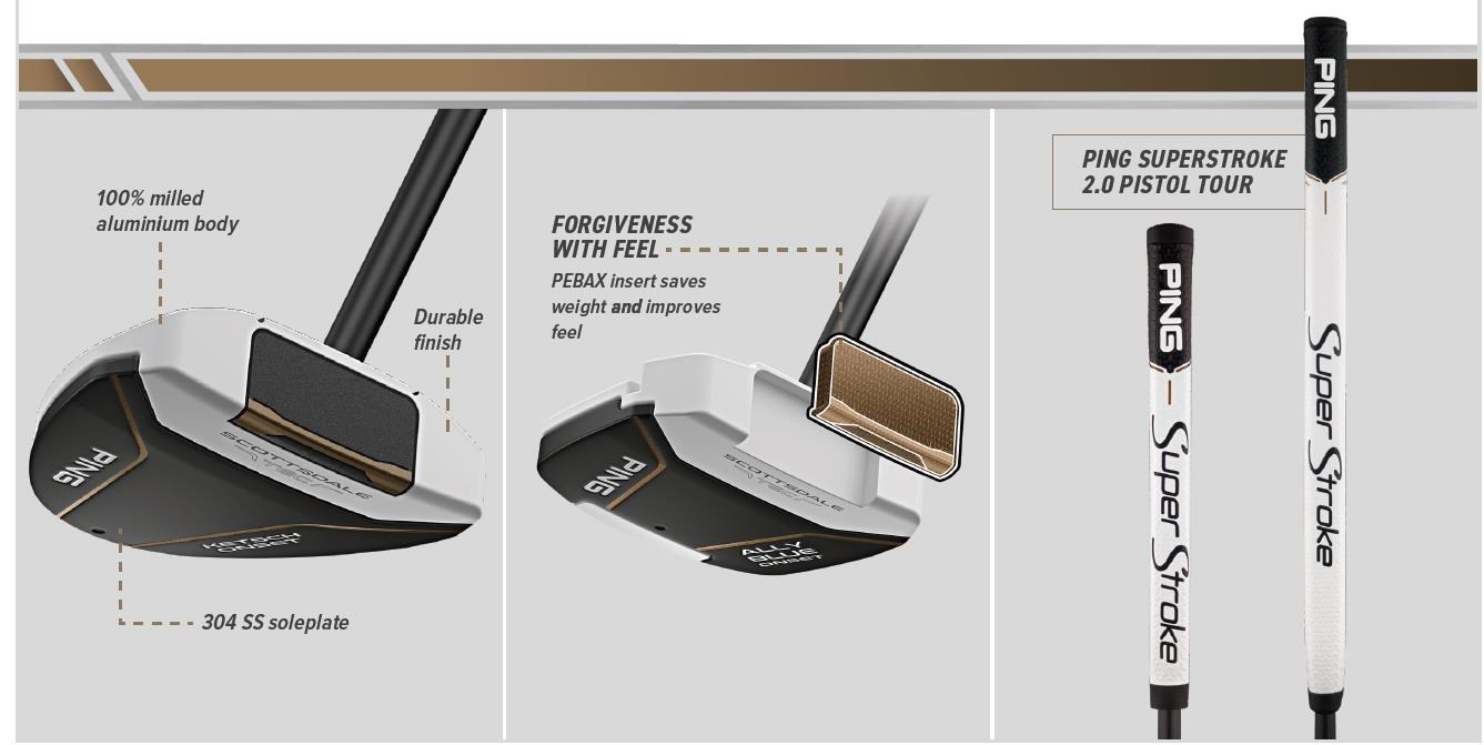 PING Scottsdale Tec Ketsch Onset Putter