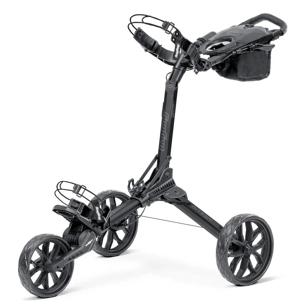 Bag Boy Nitron Auto-Open Golf Trolley, schwarz/slate