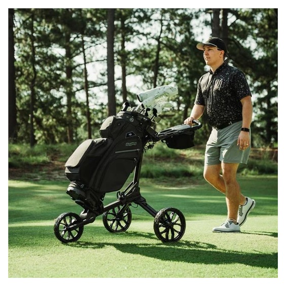 Bag Boy Nitron Auto-Open Golf Trolley, schwarz/slate