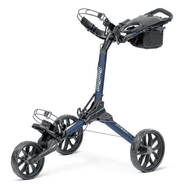 Bag Boy Nitron Auto-Open Golf Trolley, dunkelblau/grau