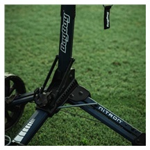 Bag Boy Nitron Auto-Open Golf Trolley, dunkelblau/grau