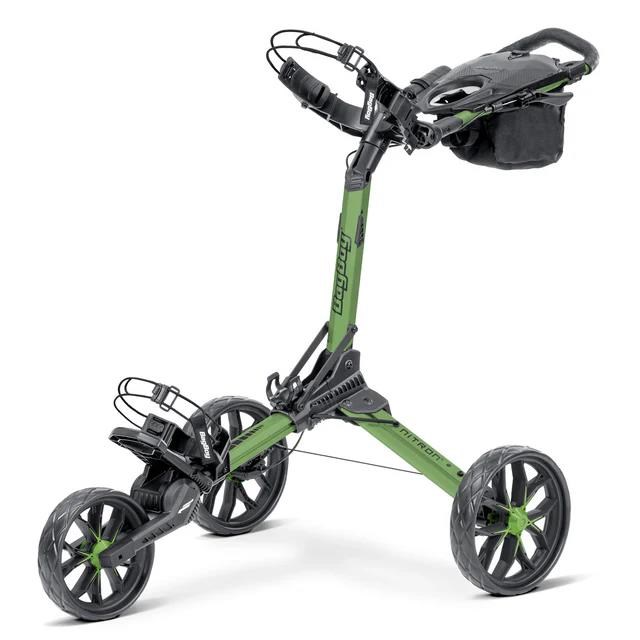 Bag Boy Nitron Auto-Open Golf Trolley, grün/schwarz