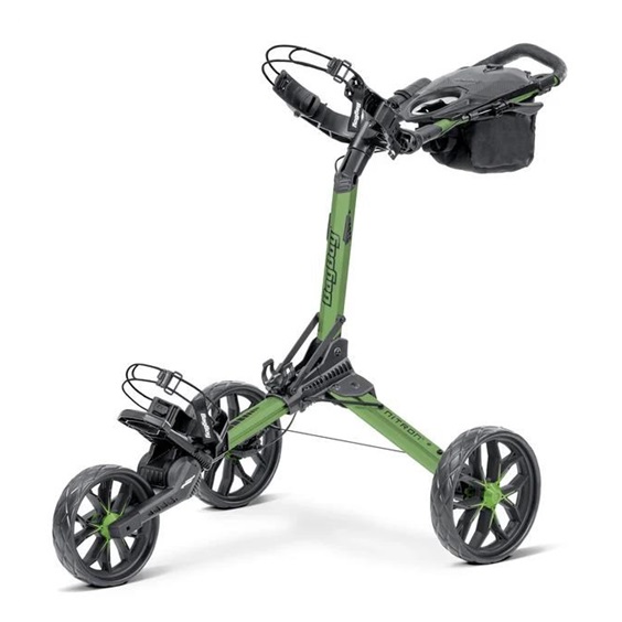 Bag Boy Nitron Auto-Open Golf Trolley, grün/schwarz