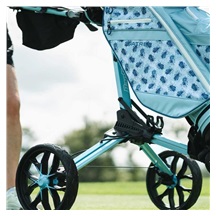 Bag Boy Nitron Auto-Open Golf Trolley, ice blau/weiss