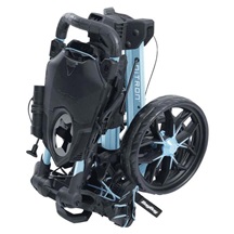 Bag Boy Nitron Auto-Open Golf Trolley, ice blau/weiss