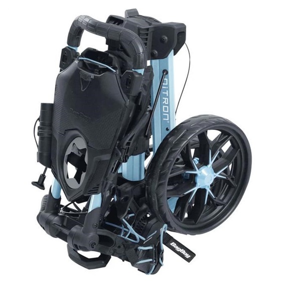 Bag Boy Nitron Auto-Open Golf Trolley, ice blau/weiss