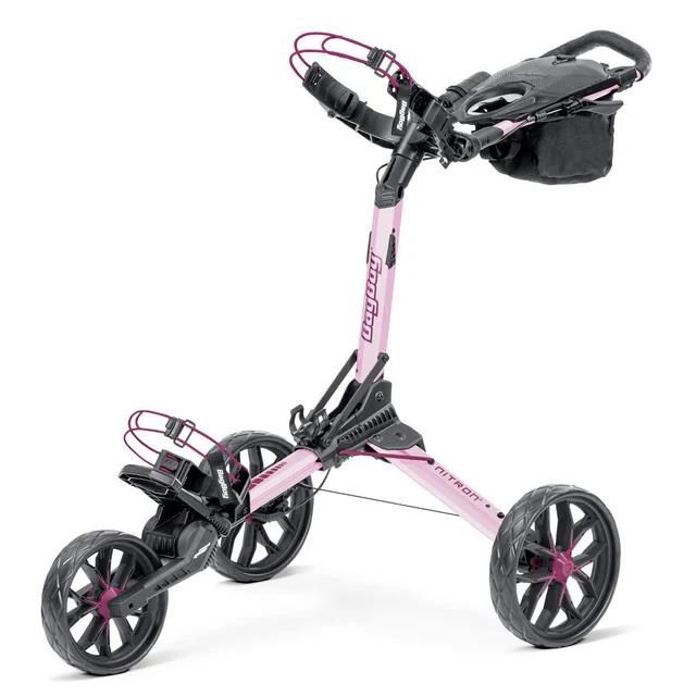Bag Boy Nitron Auto-Open Golf Trolley, rosa/wine