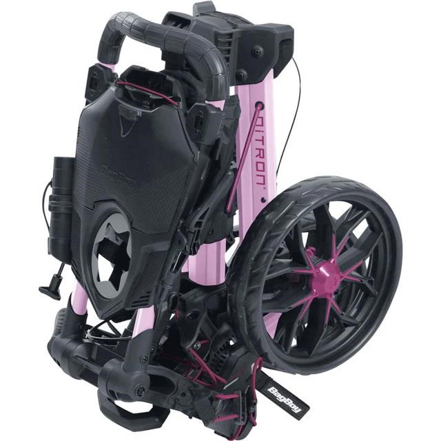 Bag Boy Nitron Auto-Open Golf Trolley, rosa/wine