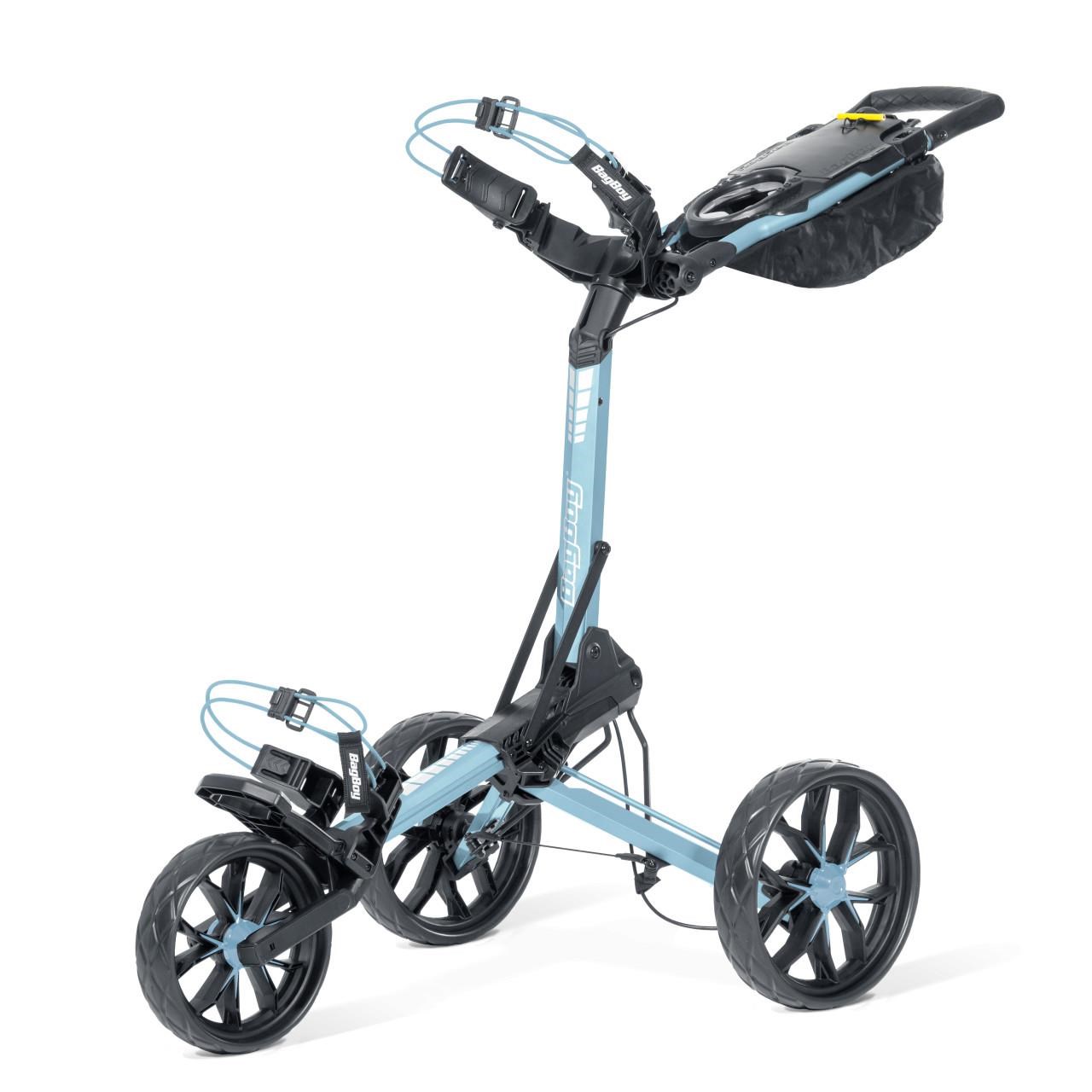 BagBoy Ultra Slim Deluxe SLIMFOLD Manuell Golftrolley, blau