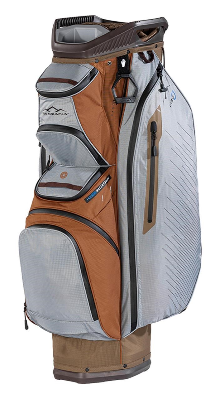 Sun Mountain H2NO C130 Cartbag, leather/shadow/otter