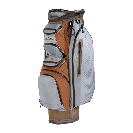 Sun Mountain H2NO C130 Cartbag, leather/shadow/otter