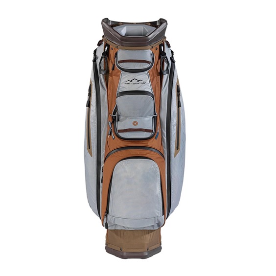 Sun Mountain H2NO C130 Cartbag, leather/shadow/otter