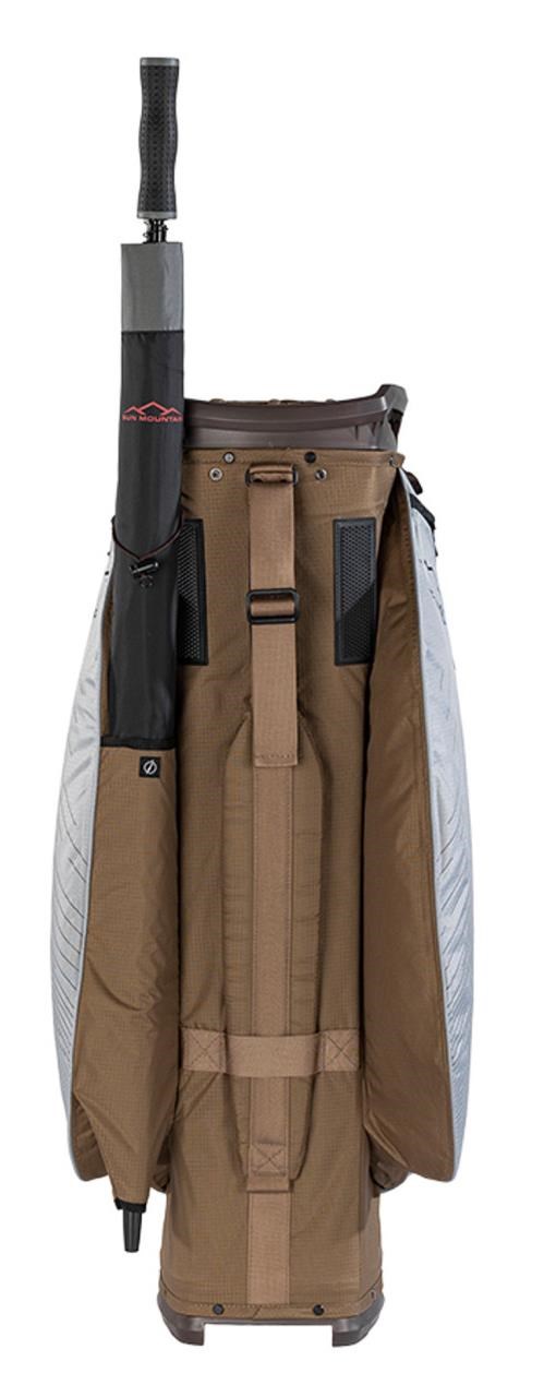 Sun Mountain H2NO C130 Cartbag, leather/shadow/otter