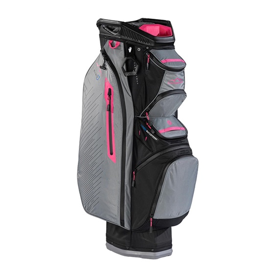 Sun Mountain H2NO C130 Cartbag, schwarz/grau/rosa