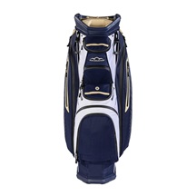 Sun Mountain H2NO C130 Cartbag, dunkelblau/gold/weiss