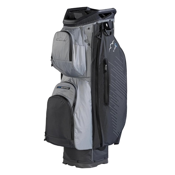 Sun Mountain H2NO C100 Waterproof Cartbag 14 WAY, steel/cadet