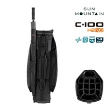 Sun Mountain H2NO C100 Waterproof Cartbag 14 WAY, black